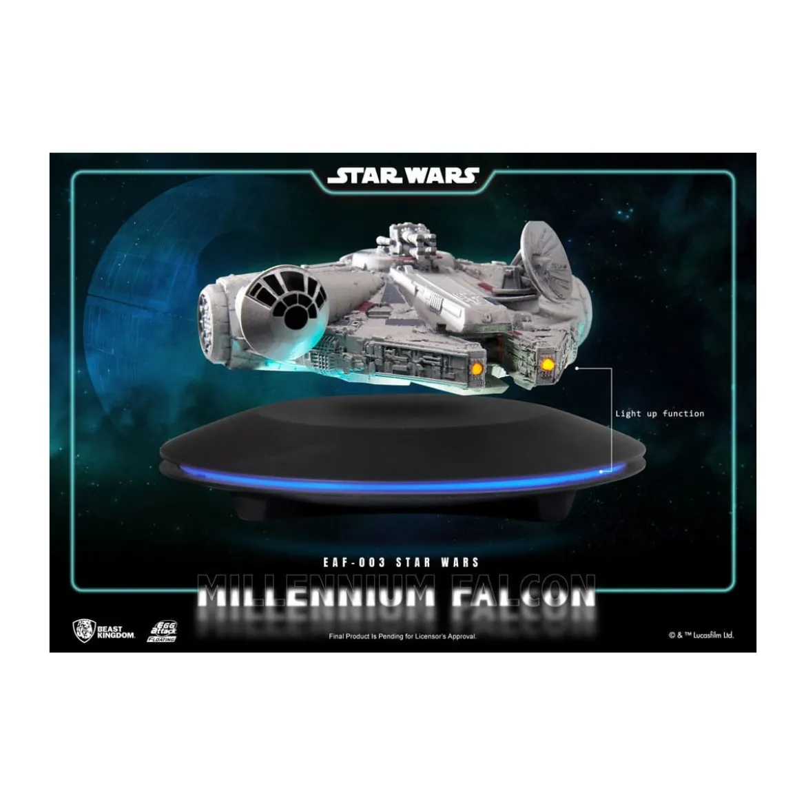 Beast Kingdom - Egg Attack Floating Millennium Falcon - Star Wars The Empire Strikes Back