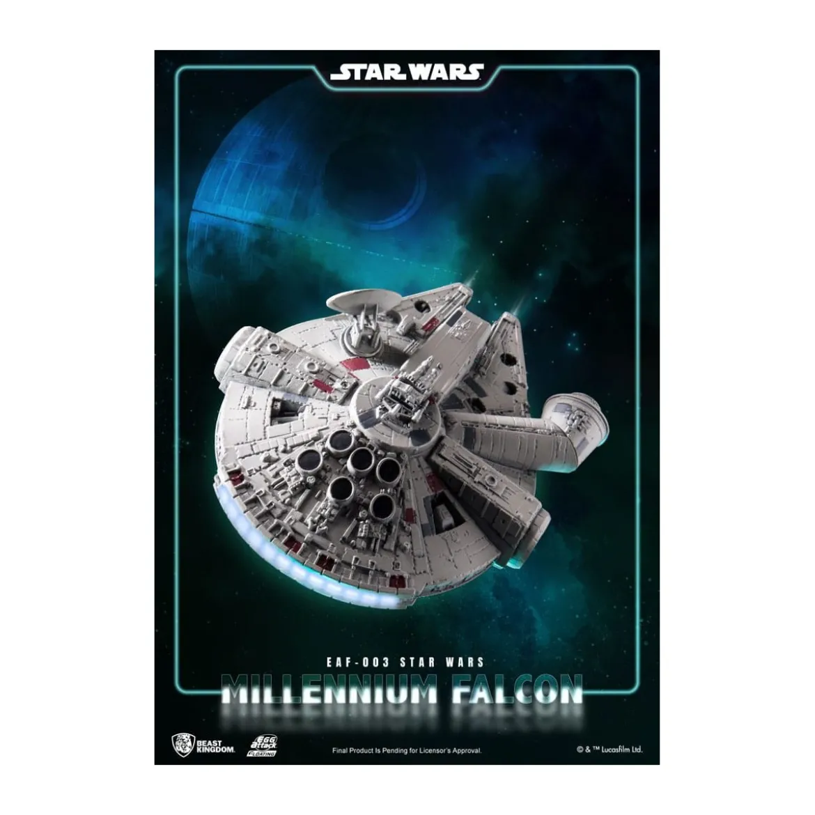 Beast Kingdom - Egg Attack Floating Millennium Falcon - Star Wars The Empire Strikes Back