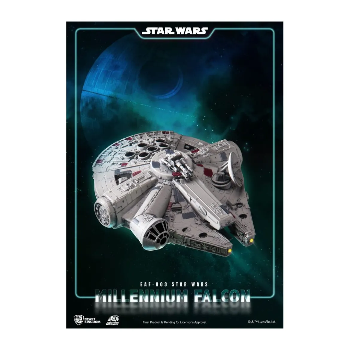 Beast Kingdom - Egg Attack Floating Millennium Falcon - Star Wars The Empire Strikes Back
