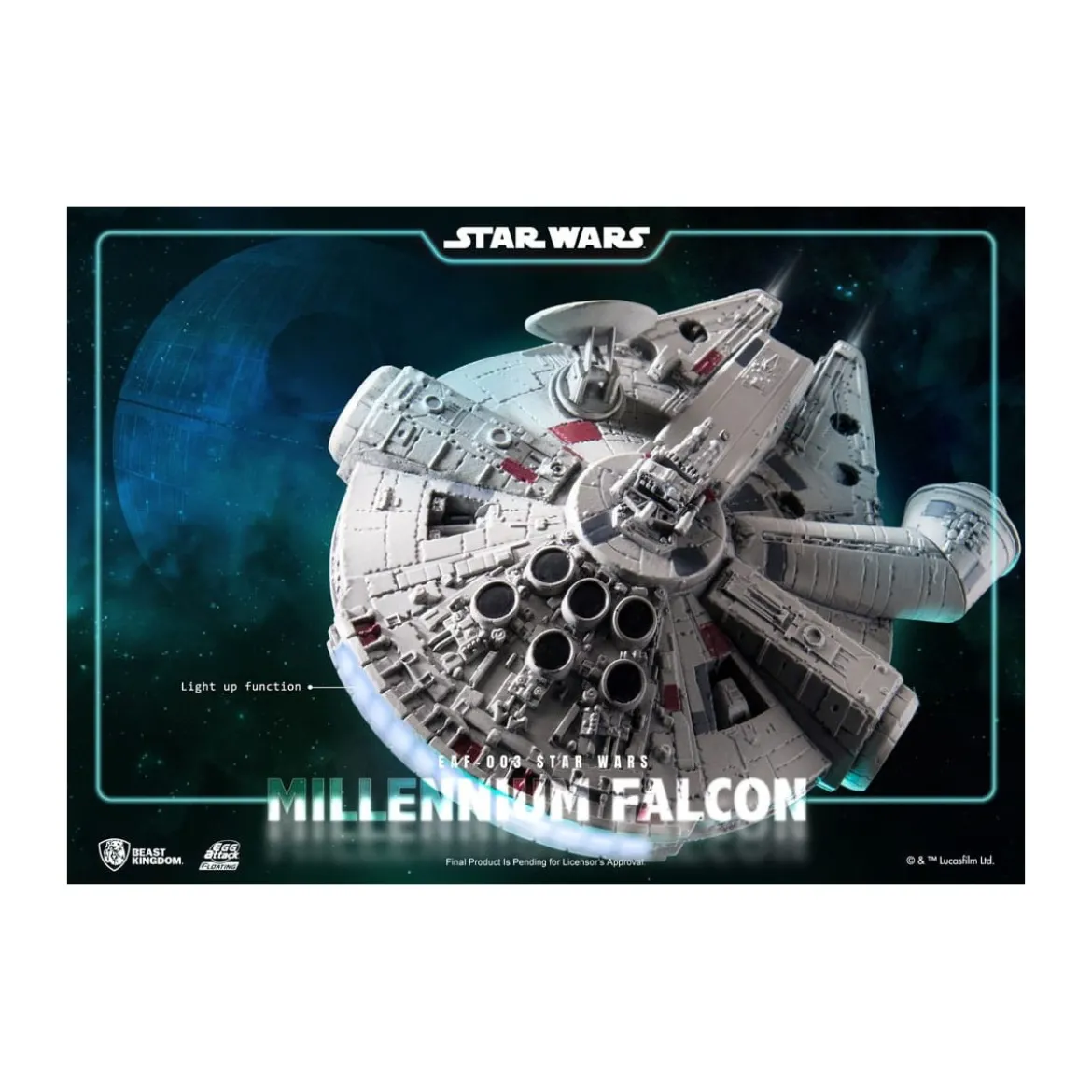 Beast Kingdom - Egg Attack Floating Millennium Falcon - Star Wars The Empire Strikes Back