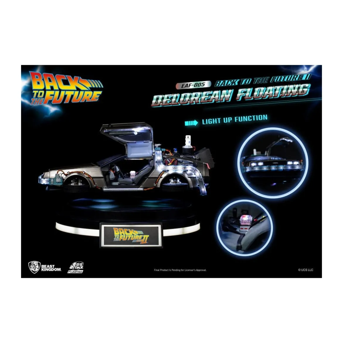 Beast Kingdom - Egg Attack Floating Back to the Future II DeLorean Standard Version