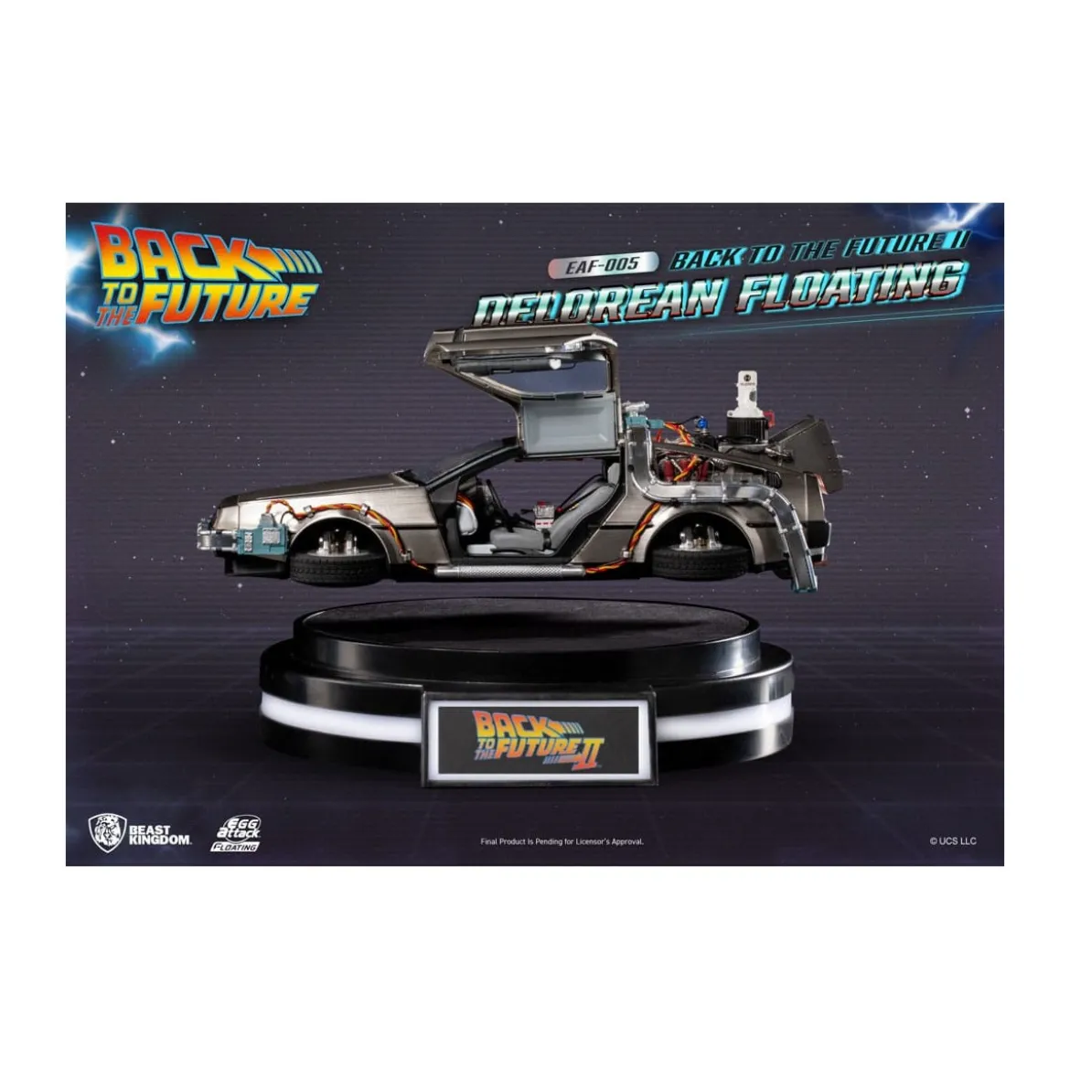 Beast Kingdom - Egg Attack Floating Back to the Future II DeLorean Standard Version