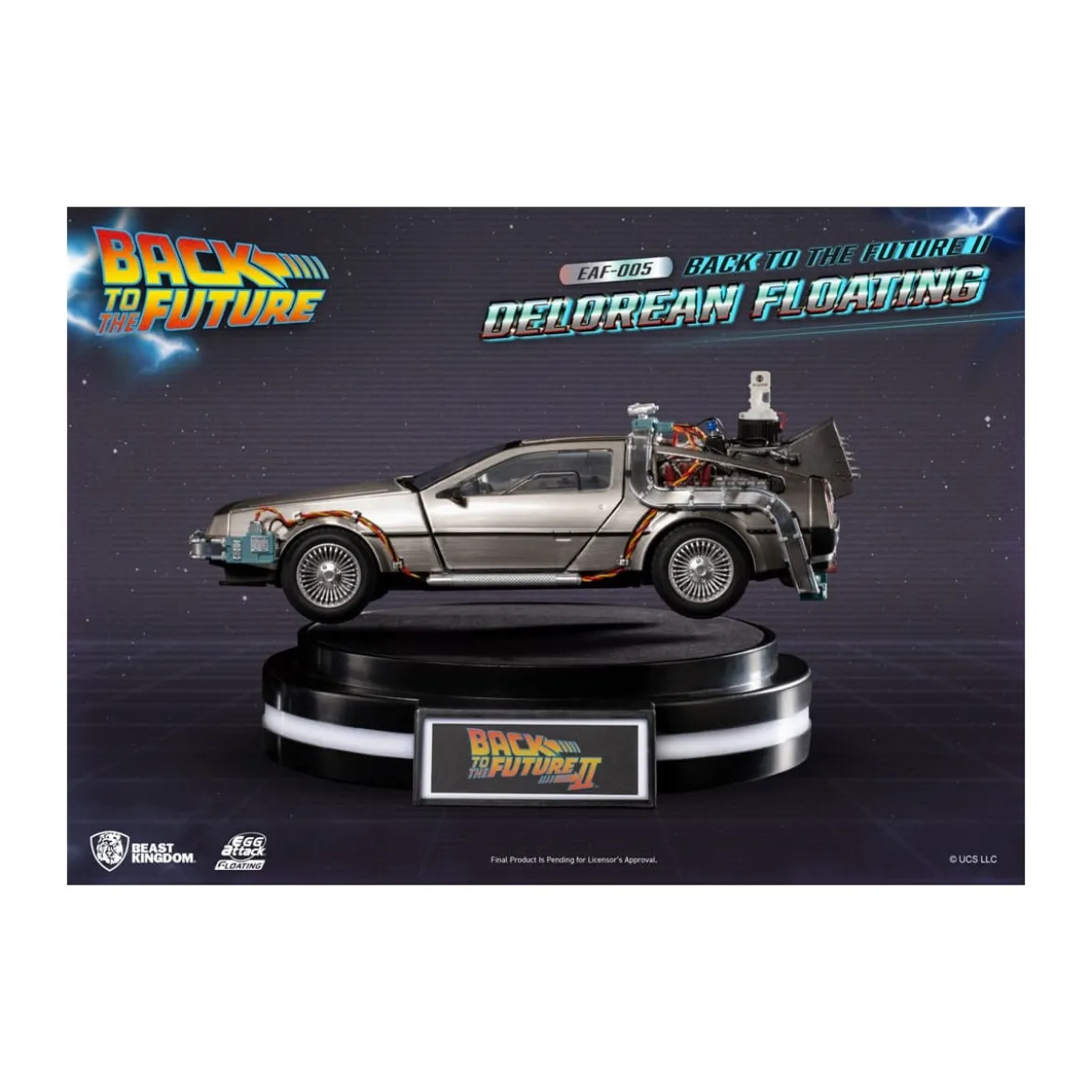 Beast Kingdom - Egg Attack Floating Back to the Future II DeLorean Standard Version