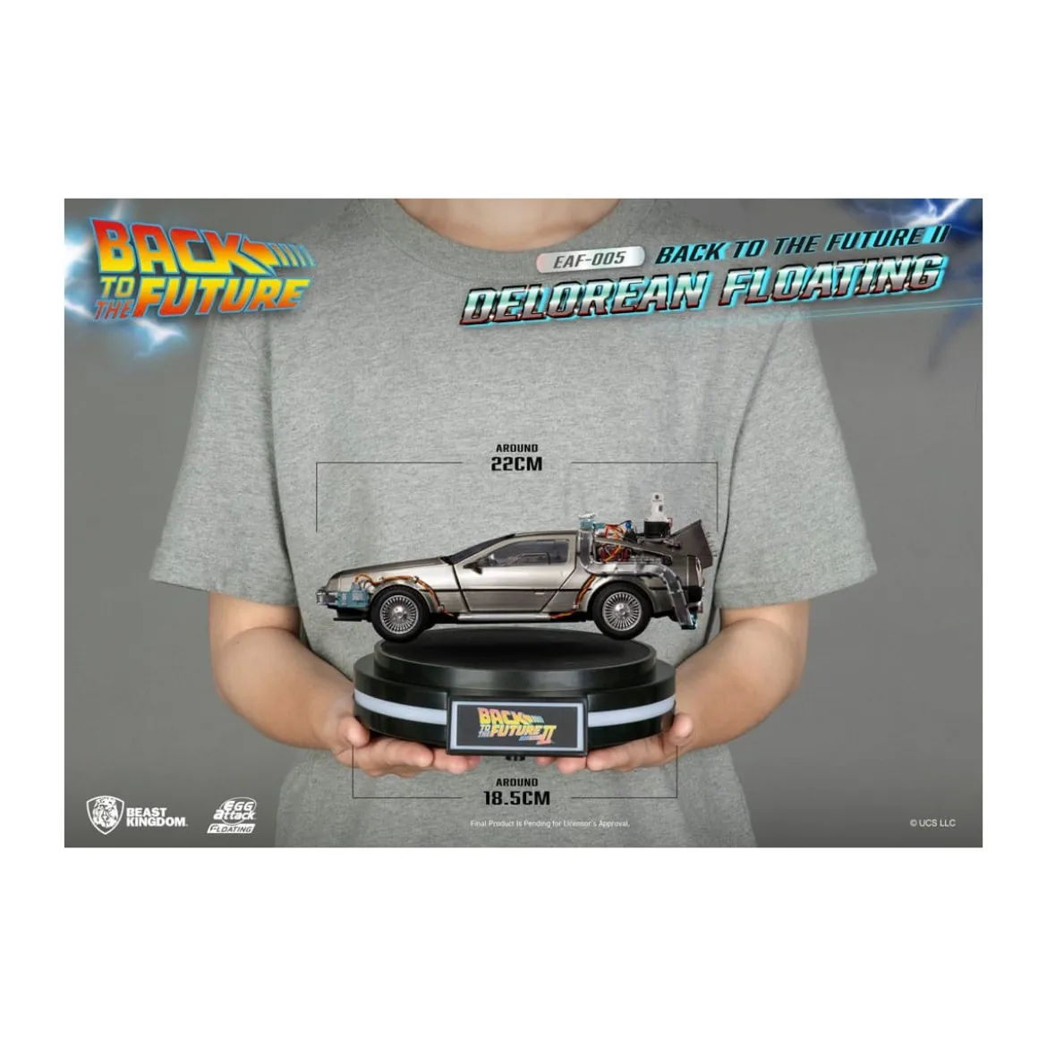 Beast Kingdom - Egg Attack Floating Back to the Future II DeLorean Standard Version