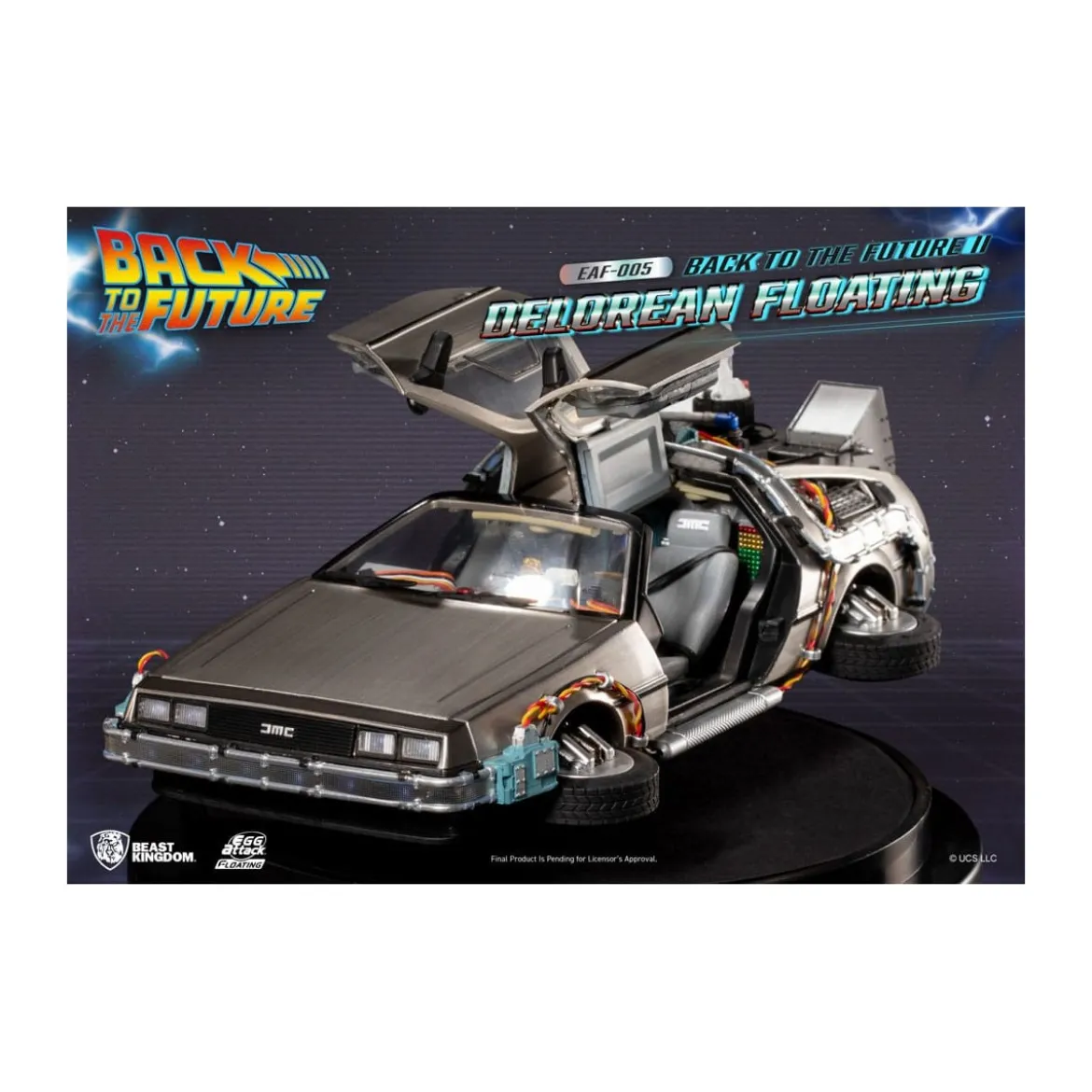 Beast Kingdom - Egg Attack Floating Back to the Future II DeLorean Standard Version