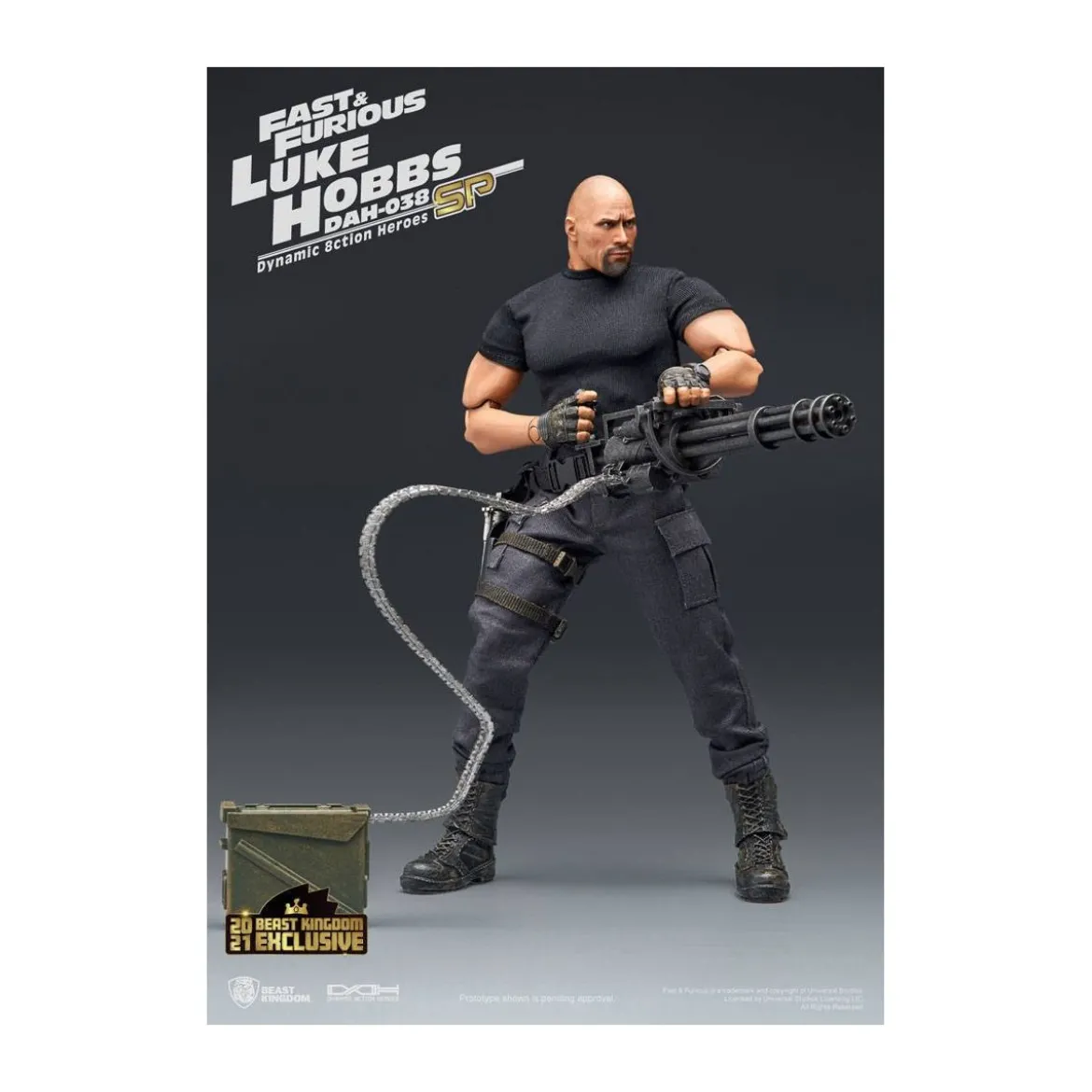 Beast Kingdom - Fast & Furious - Luke Hobbs Limited Edition - figurine Dynamic Action Heroes 1/9