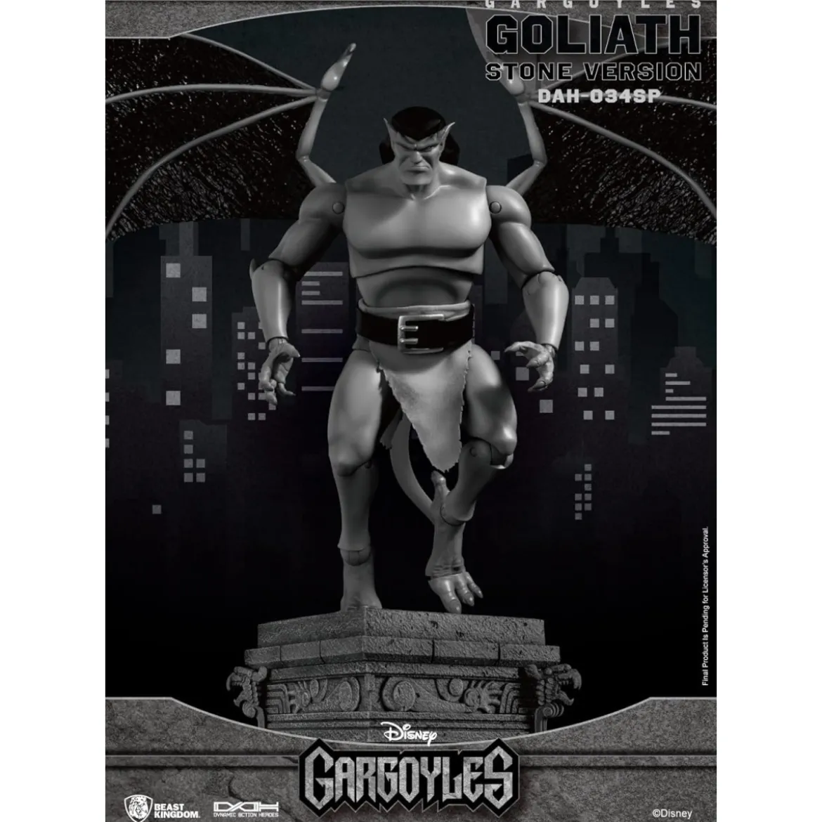 Beast Kingdom - GOLIATH STONE VERSION (SDCC 2023) - Gargoyles Dynamic Action Heroes 1/9