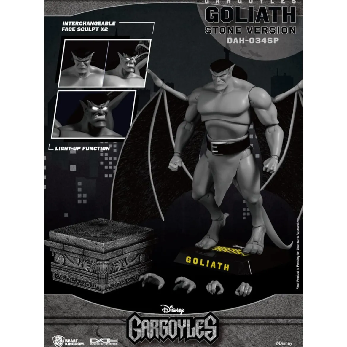 Beast Kingdom - GOLIATH STONE VERSION (SDCC 2023) - Gargoyles Dynamic Action Heroes 1/9