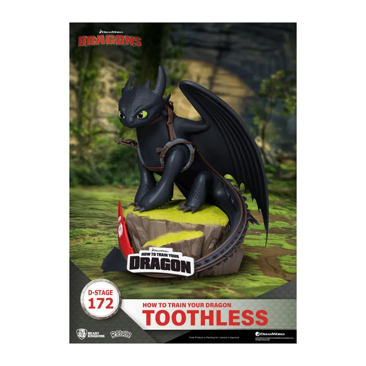 Beast Kingdom How to train your Dragon - Toothless- D-Stage