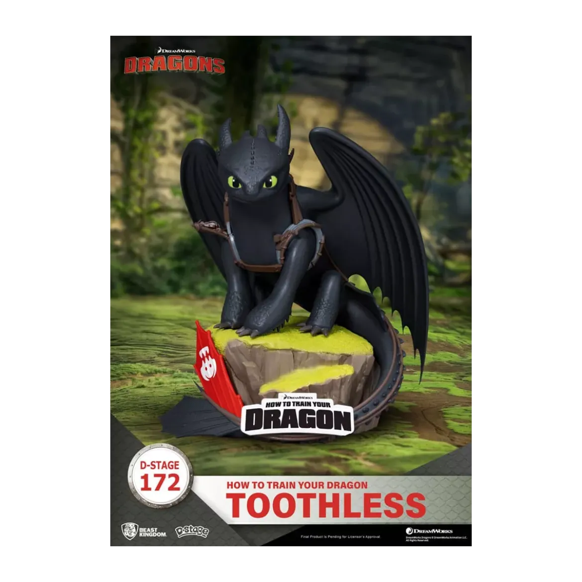 Beast Kingdom How to train your Dragon - Toothless- D-Stage