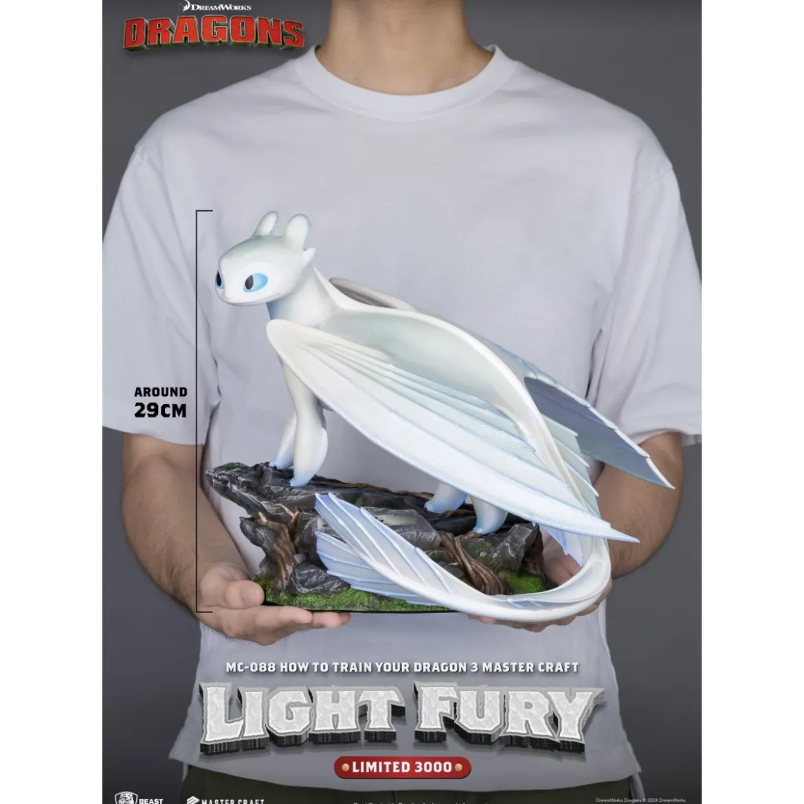 Beast Kingdom - How to Train your Dragon Light Fury Master Craft