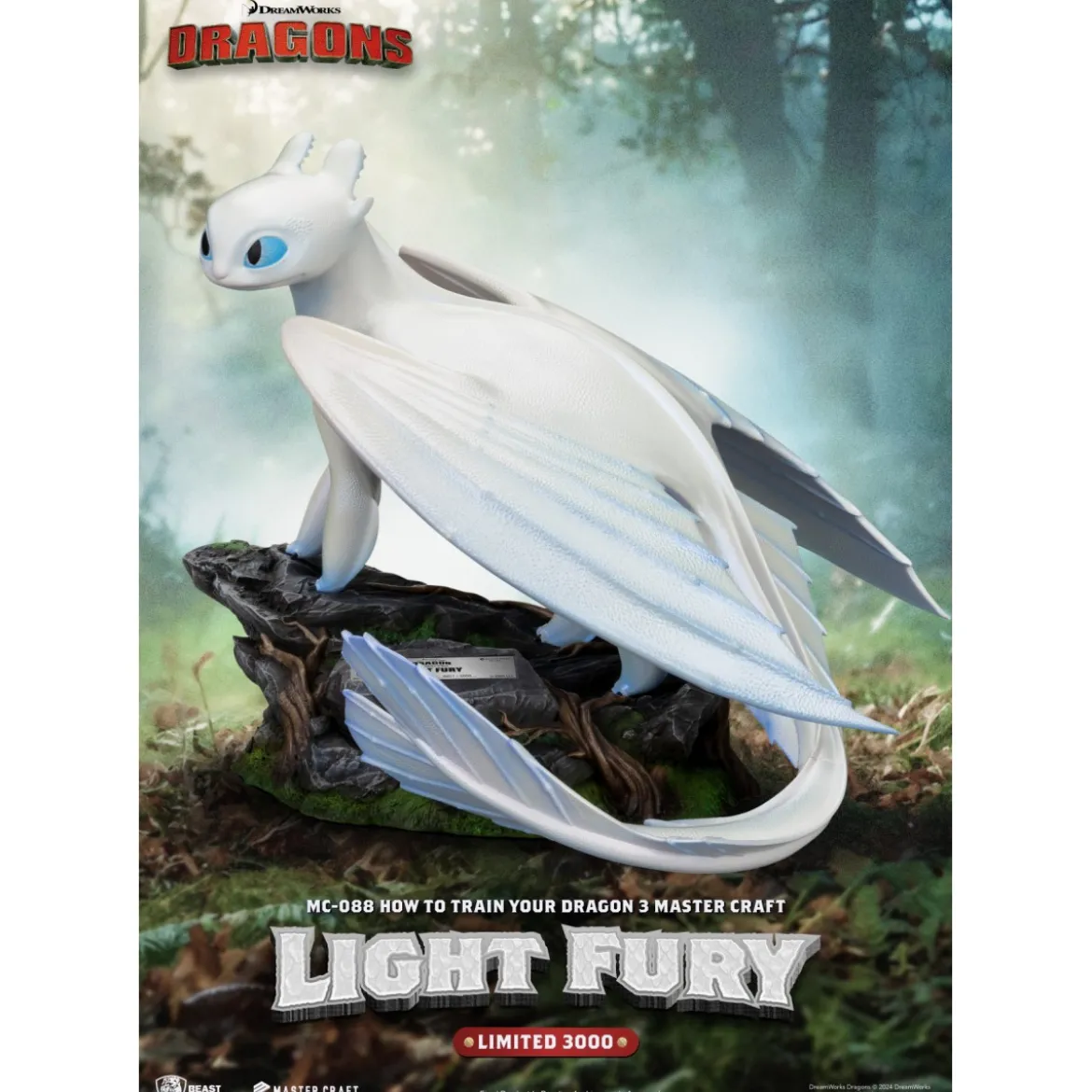 Beast Kingdom - How to Train your Dragon Light Fury Master Craft