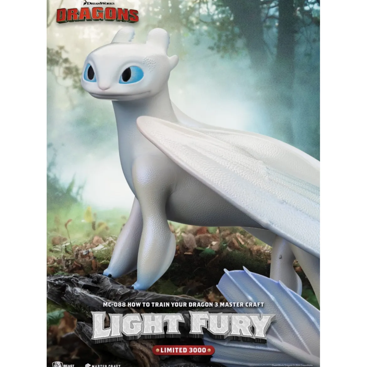 Beast Kingdom - How to Train your Dragon Light Fury Master Craft