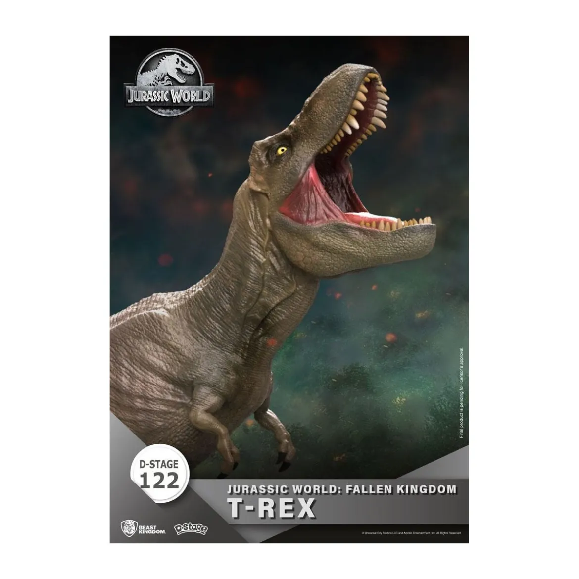 Beast Kingdom Jurassic World: Falling Kingdom diorama - T-REX - PVC D-Stage Iconic Movie Scene