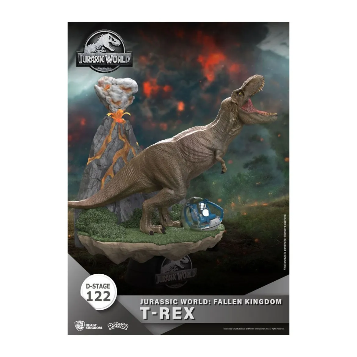 Beast Kingdom Jurassic World: Falling Kingdom diorama - T-REX - PVC D-Stage Iconic Movie Scene