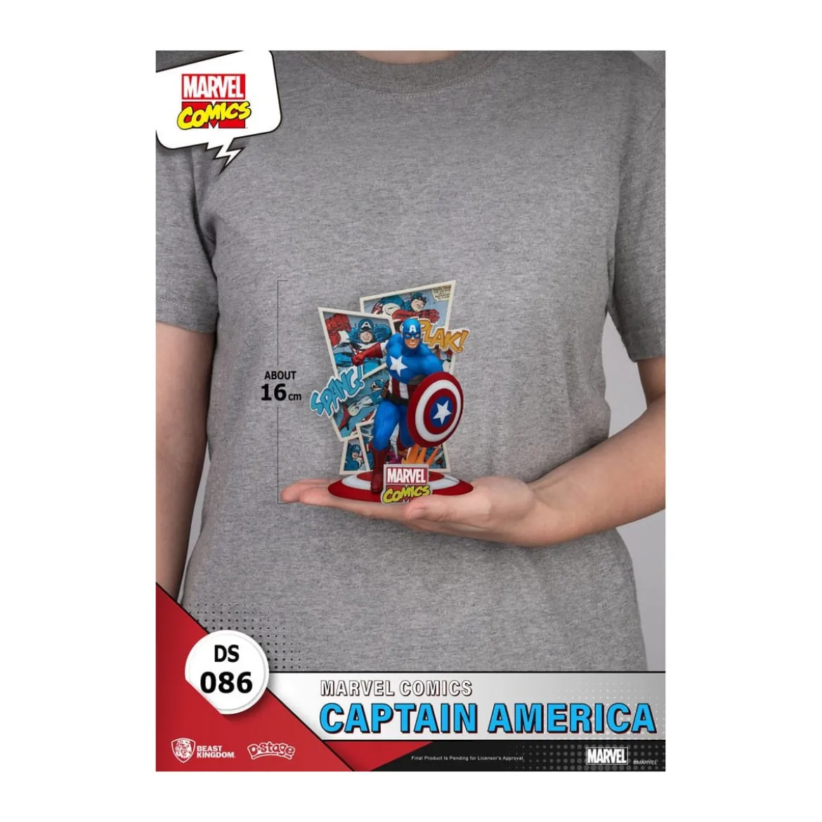 Beast Kingdom Marvel Comics Diorama PVC - Captain America D-Stage
