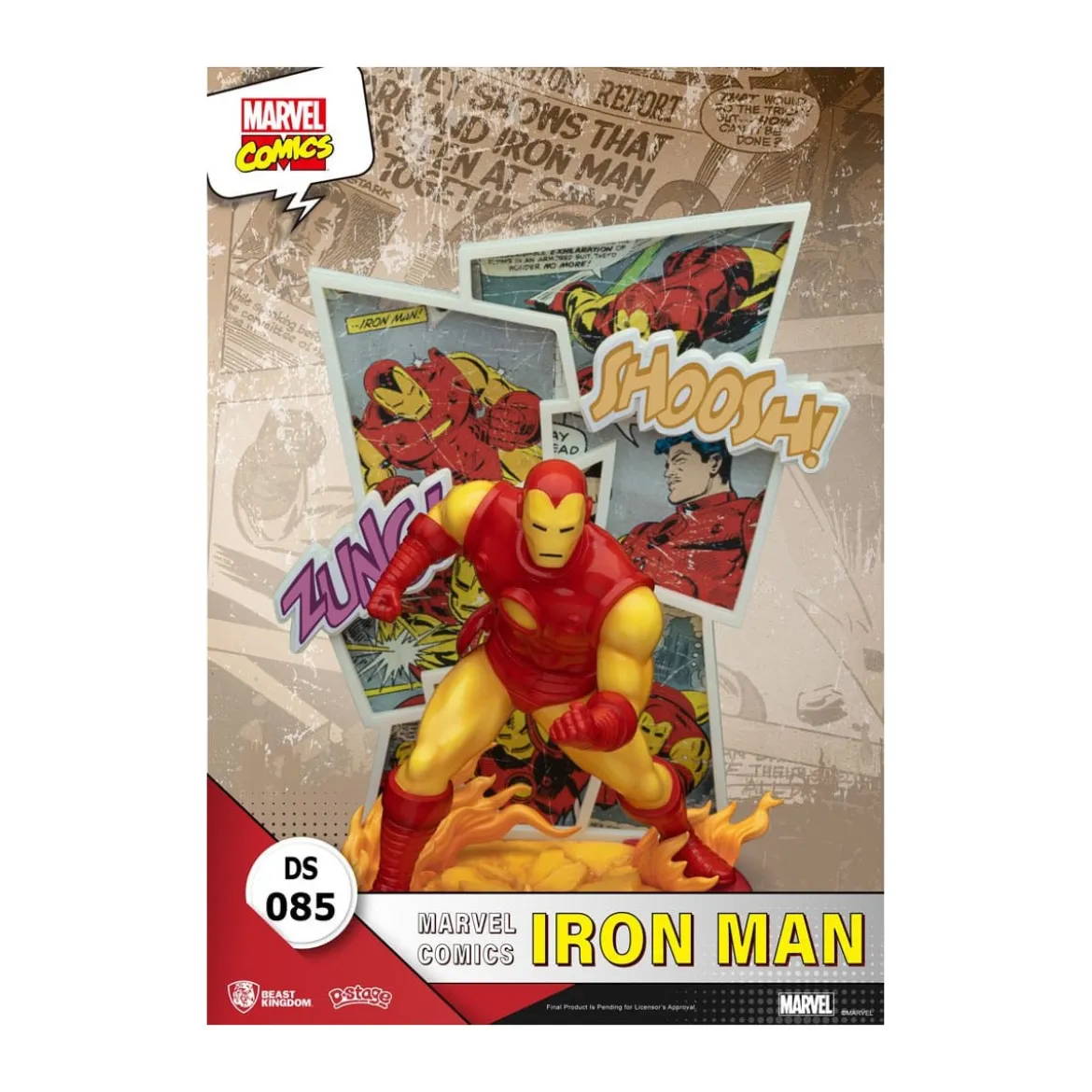 Beast Kingdom Marvel Comics Diorama PVC - Iron Man D-Stage