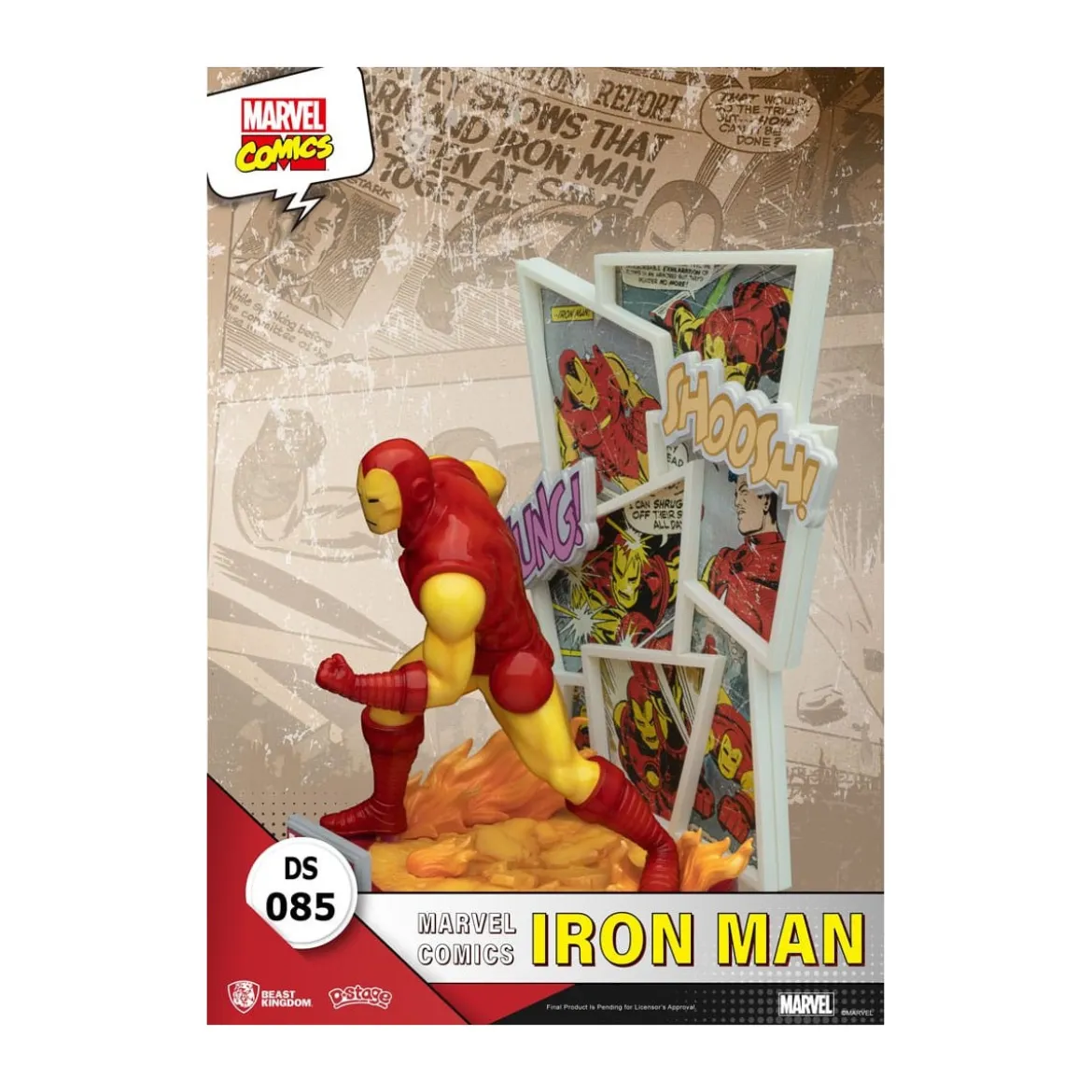 Beast Kingdom Marvel Comics Diorama PVC - Iron Man D-Stage