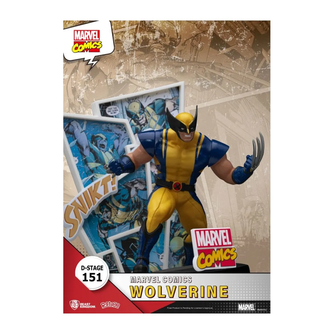 Beast Kingdom Marvel Comics Diorama PVC - Wolverine D-Stage
