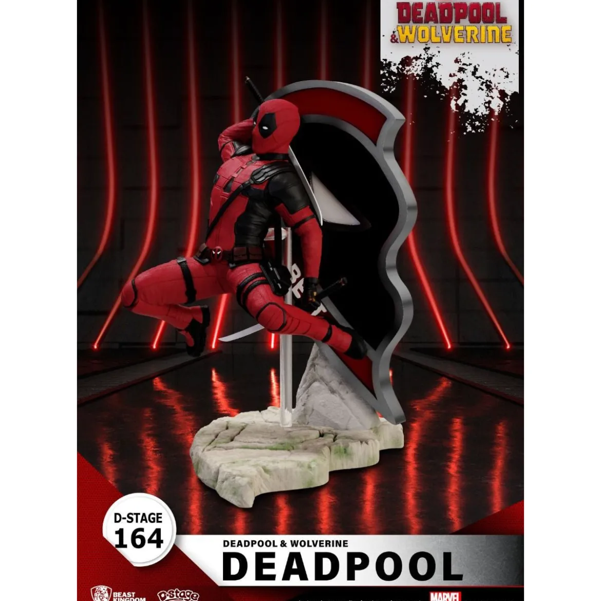 Beast Kingdom Marvel Diorama PVC - Deadpool & Wolverine - Deadpool D-Stage