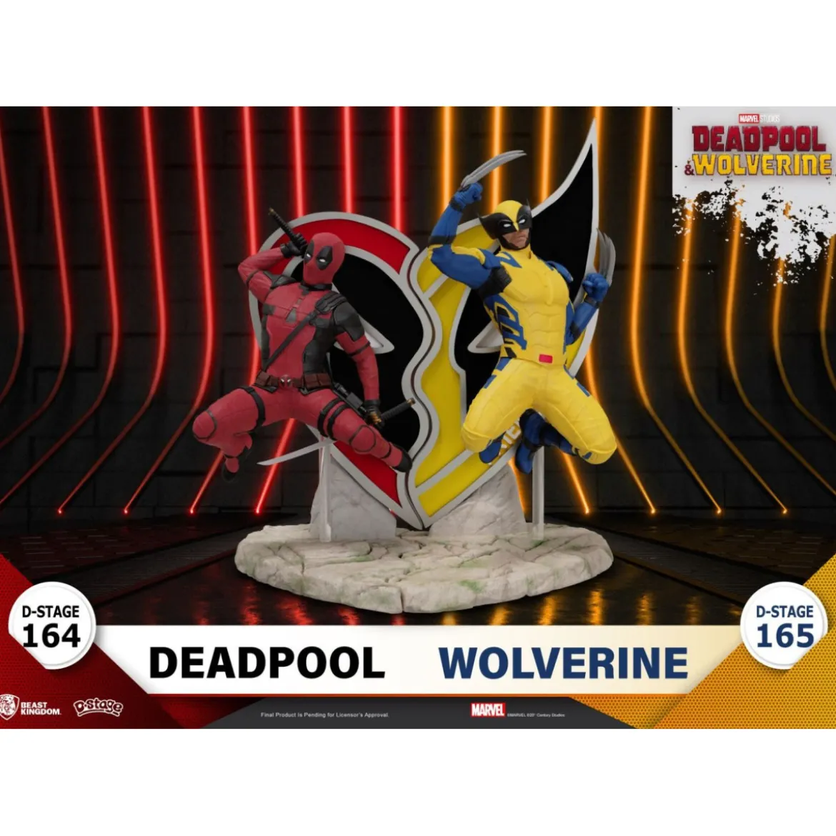 Beast Kingdom Marvel Diorama PVC - Deadpool & Wolverine - Deadpool D-Stage