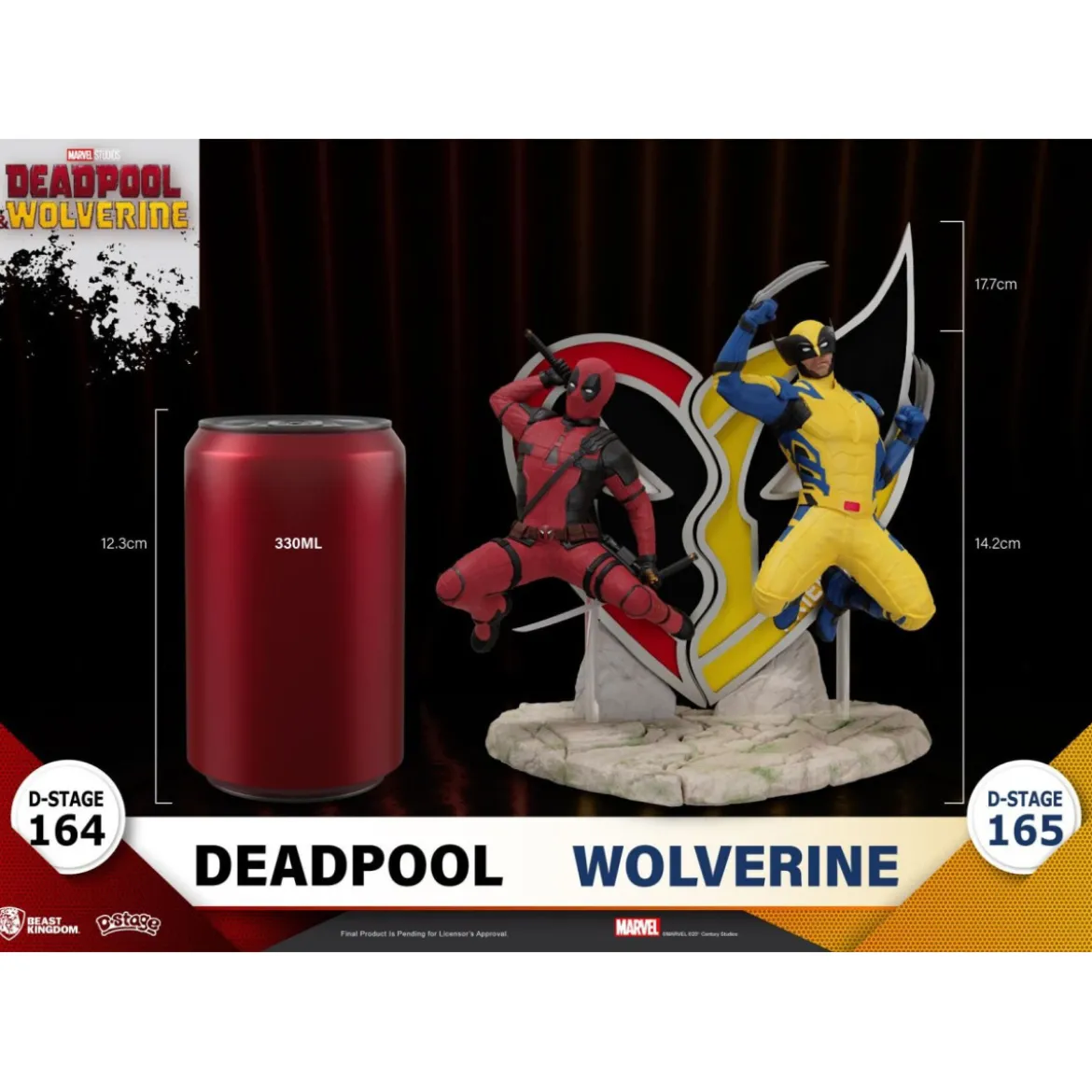 Beast Kingdom Marvel Diorama PVC - Deadpool & Wolverine - Deadpool D-Stage