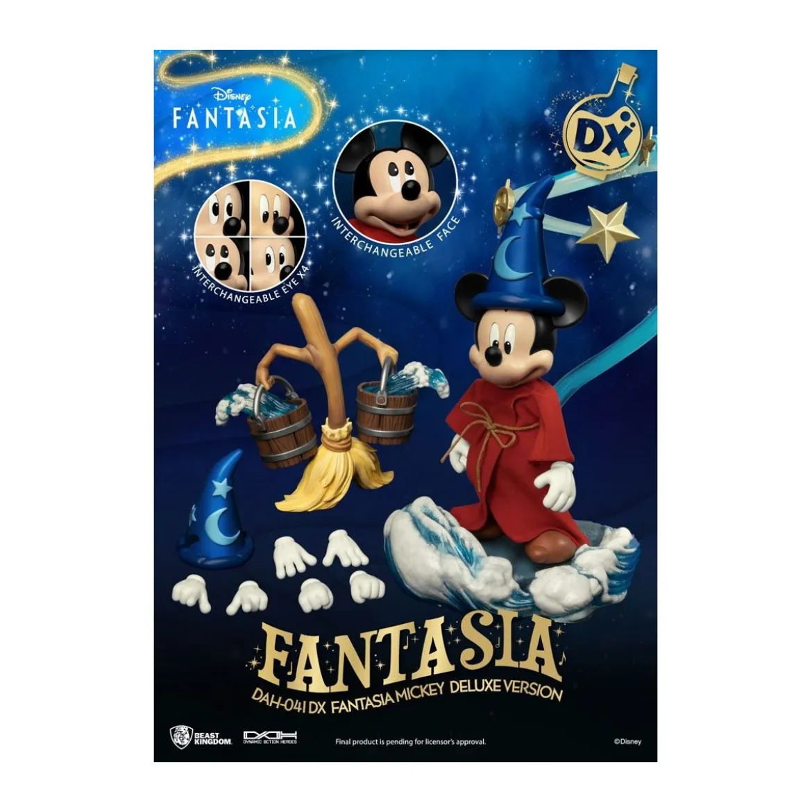 Beast Kingdom - Mickey Fantasia Deluxe Version - figurine Dynamic Action Heroes 1/9