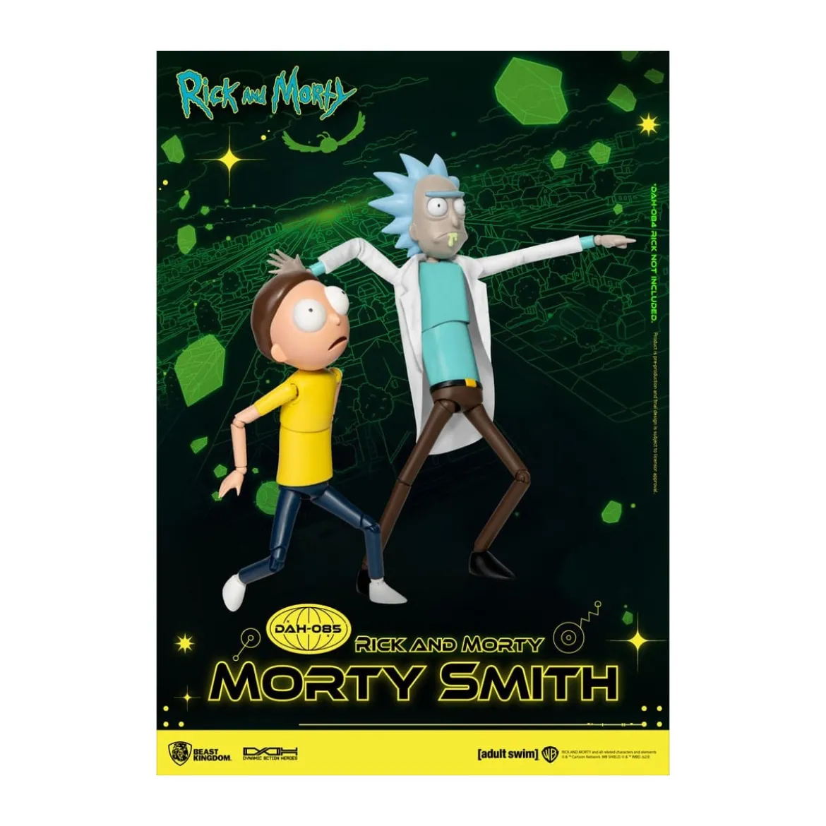 Beast Kingdom - Rick and Morty - Morty Smith Dynamic Action Heroes