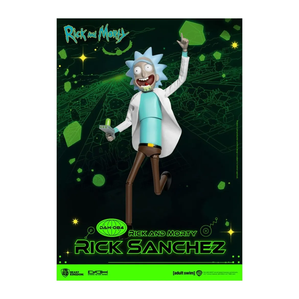 Beast Kingdom - Rick and Morty - Rick Sanchez Dynamic Action Heroes
