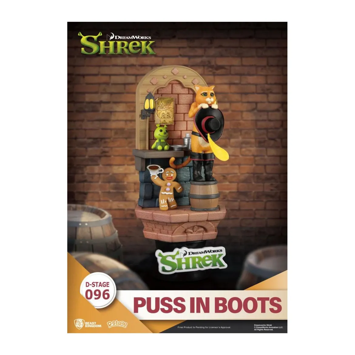 Beast Kingdom Shrek Diorama - Puss in Boots PVC D-Stage