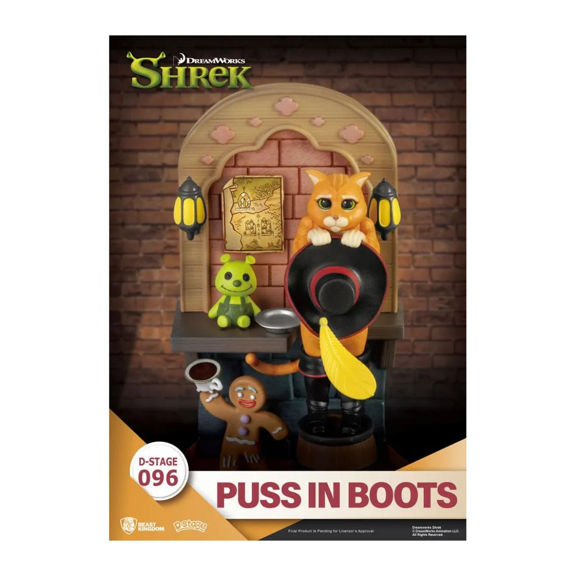 Beast Kingdom Shrek Diorama - Puss in Boots PVC D-Stage