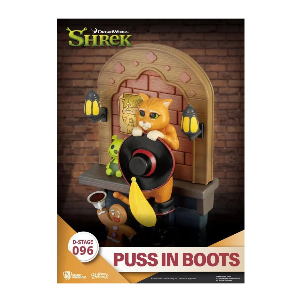 Beast Kingdom Shrek Diorama - Puss in Boots PVC D-Stage