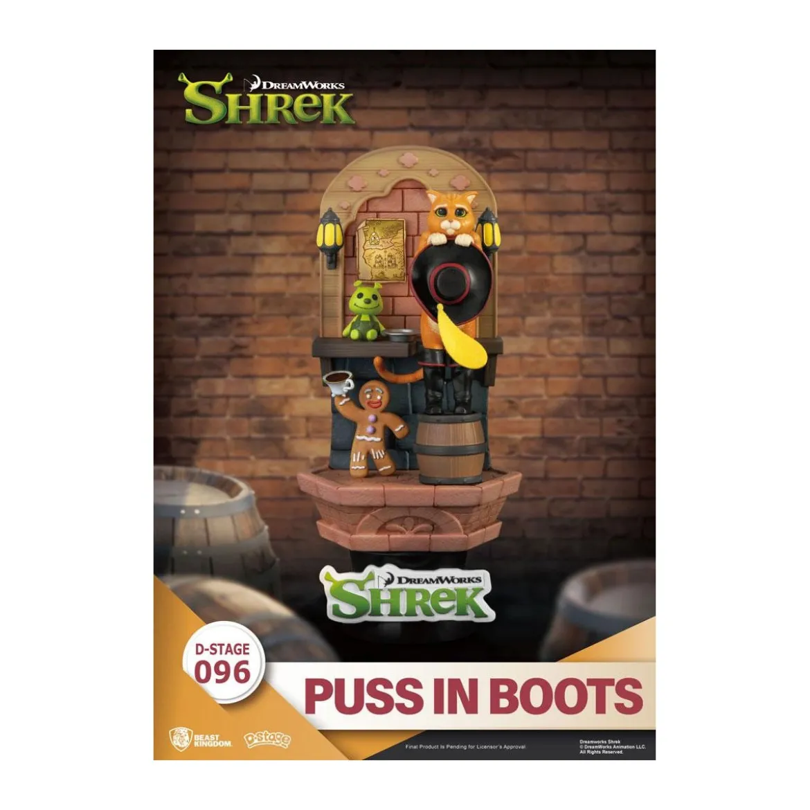 Beast Kingdom Shrek Diorama - Puss in Boots PVC D-Stage