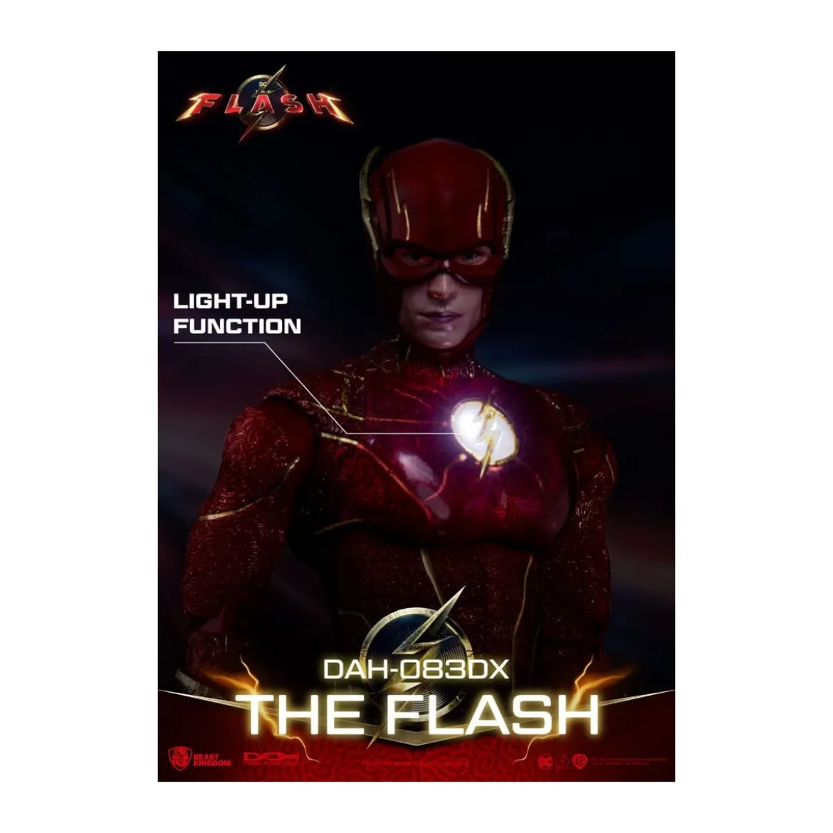 Beast Kingdom - The Flash Deluxe Version - The Flash Movie - figurine 1/9 Dynamic Action Heroes