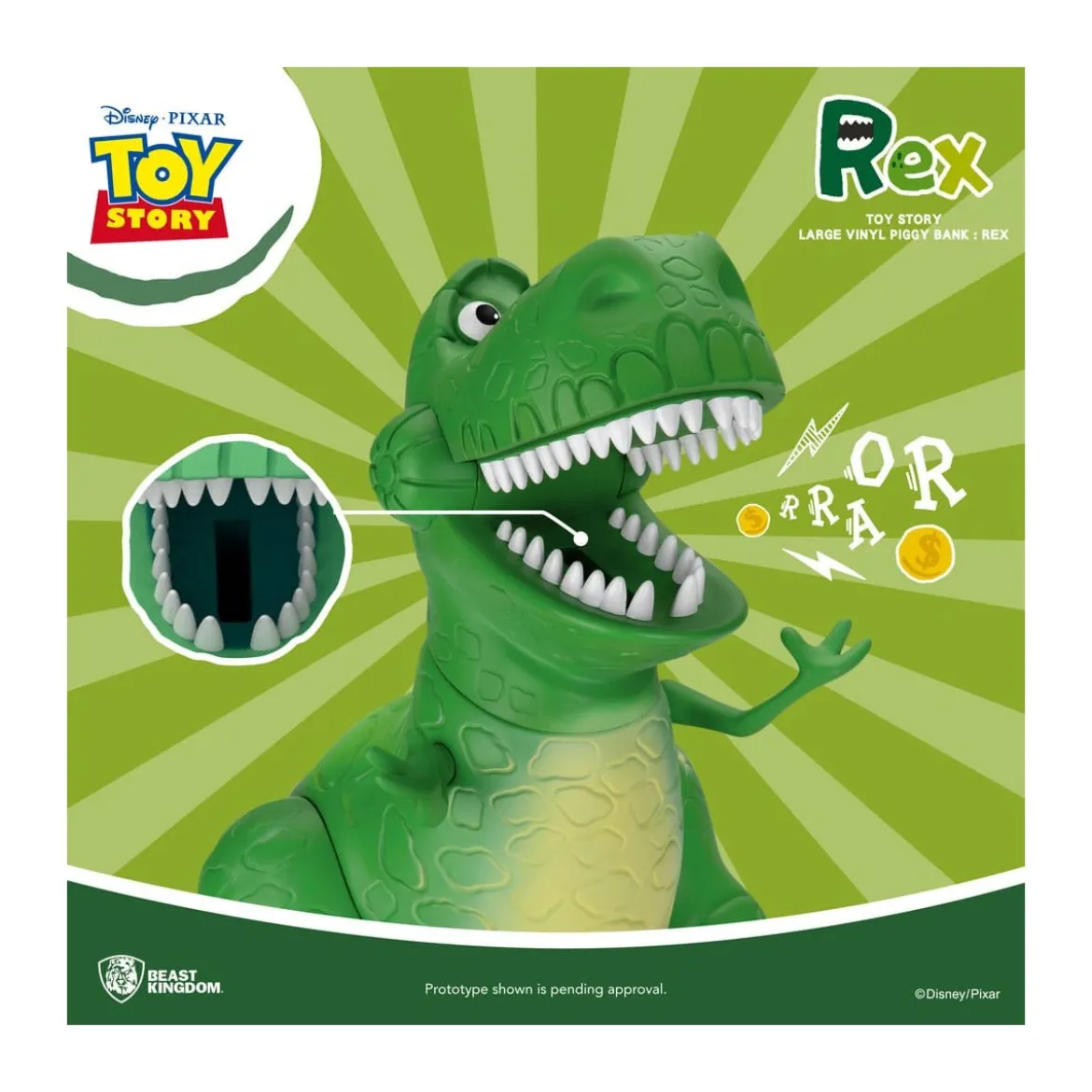 Beast Kingdom Tirelire geante Toy Story - Rex
