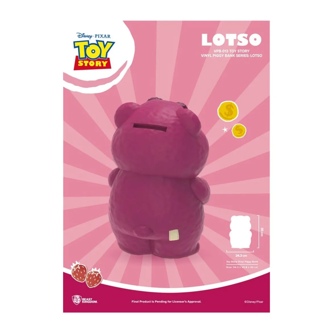 Beast Kingdom Tirelire geante Toy Story 3 - Lotso