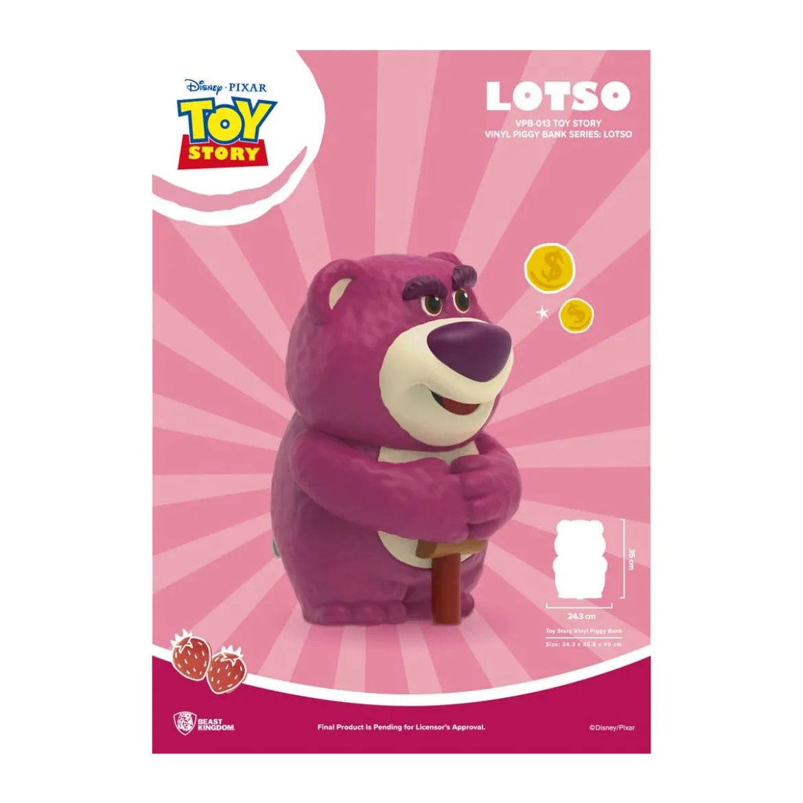 Beast Kingdom Tirelire geante Toy Story 3 - Lotso