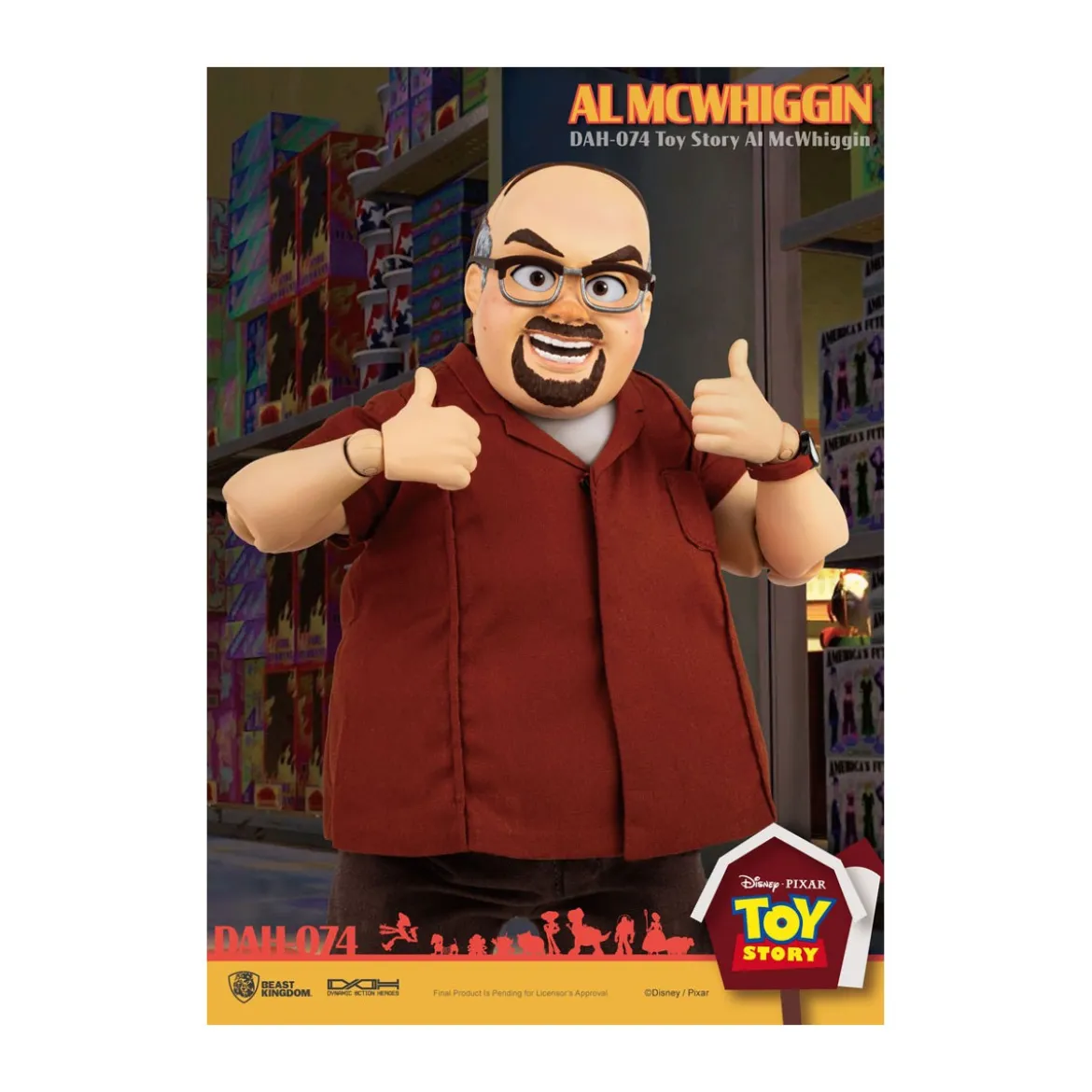 Beast Kingdom - Toy Story 2 Al Mcwhiggn - figurine Dynamic Action Heroes 1/9