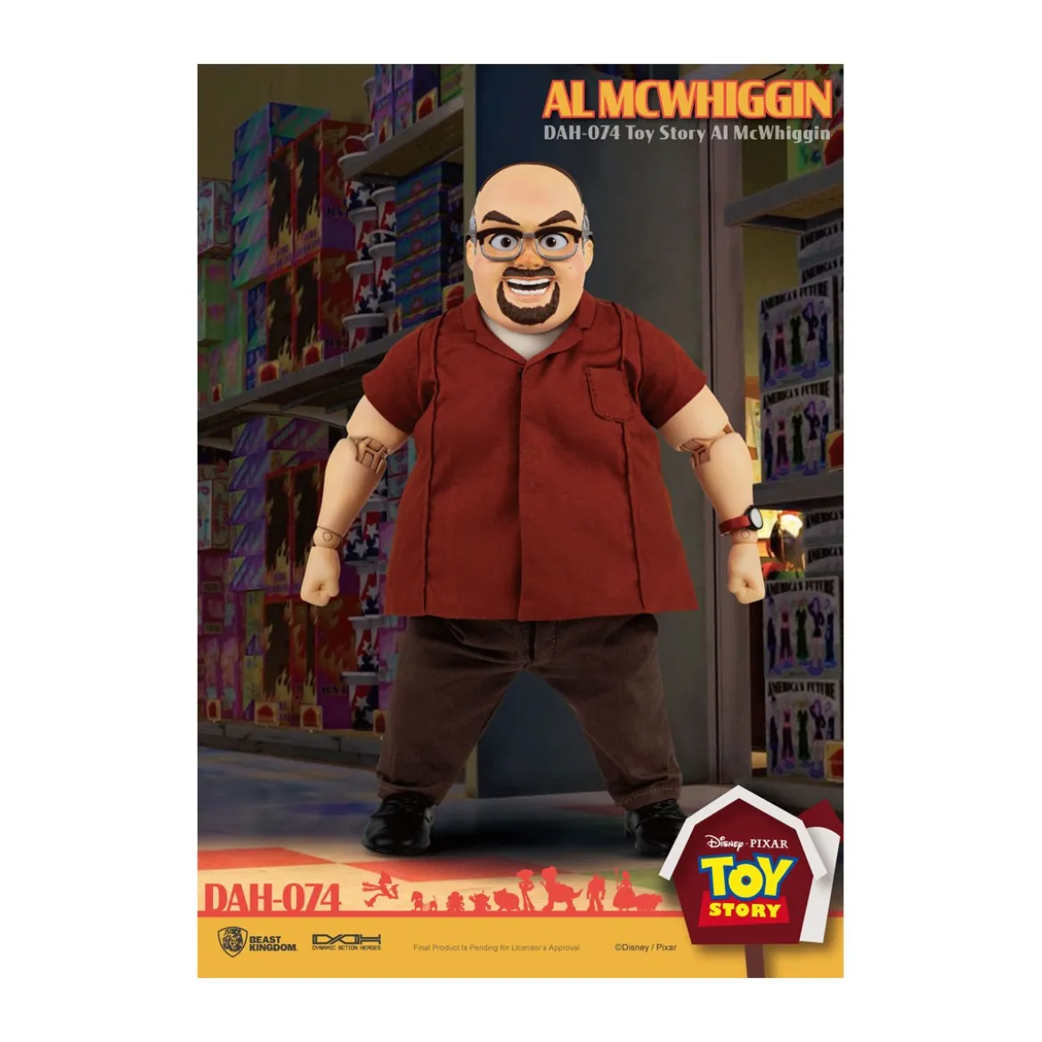 Beast Kingdom - Toy Story 2 Al Mcwhiggn - figurine Dynamic Action Heroes 1/9