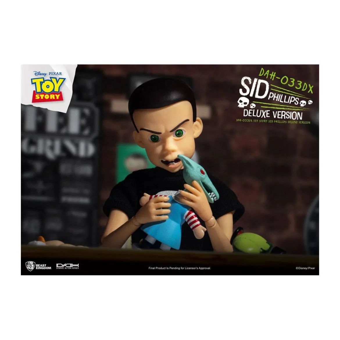 Beast Kingdom - Toy Story Sid Phillips Deluxe Version - Dynamic Action Heroes 1/9