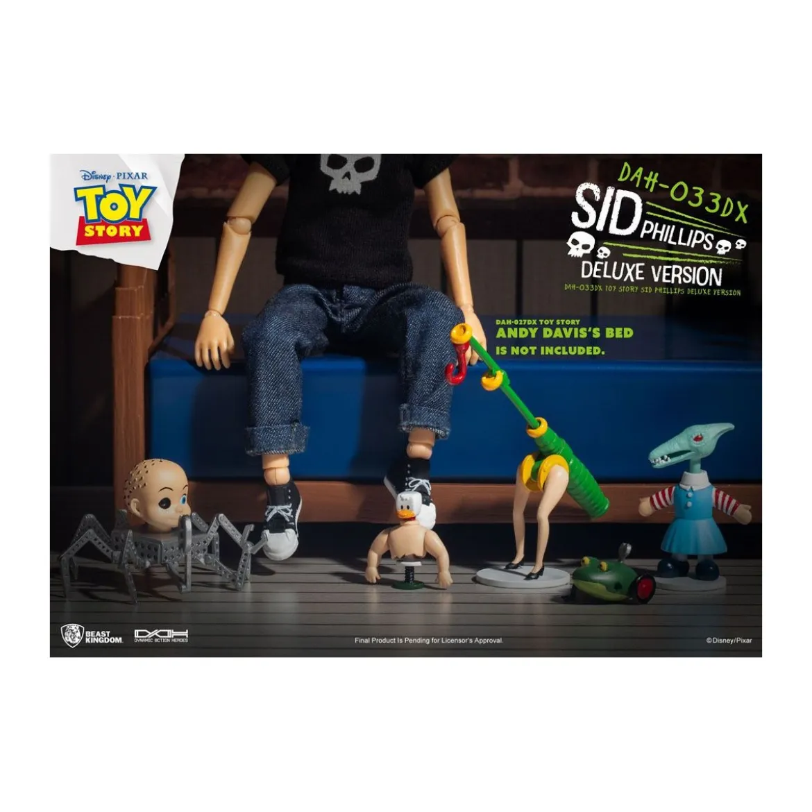 Beast Kingdom - Toy Story Sid Phillips Deluxe Version - Dynamic Action Heroes 1/9