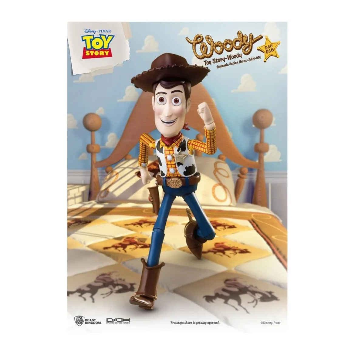 Beast Kingdom - Toy Story Woody - figurine Dynamic Action Heroes 1/9
