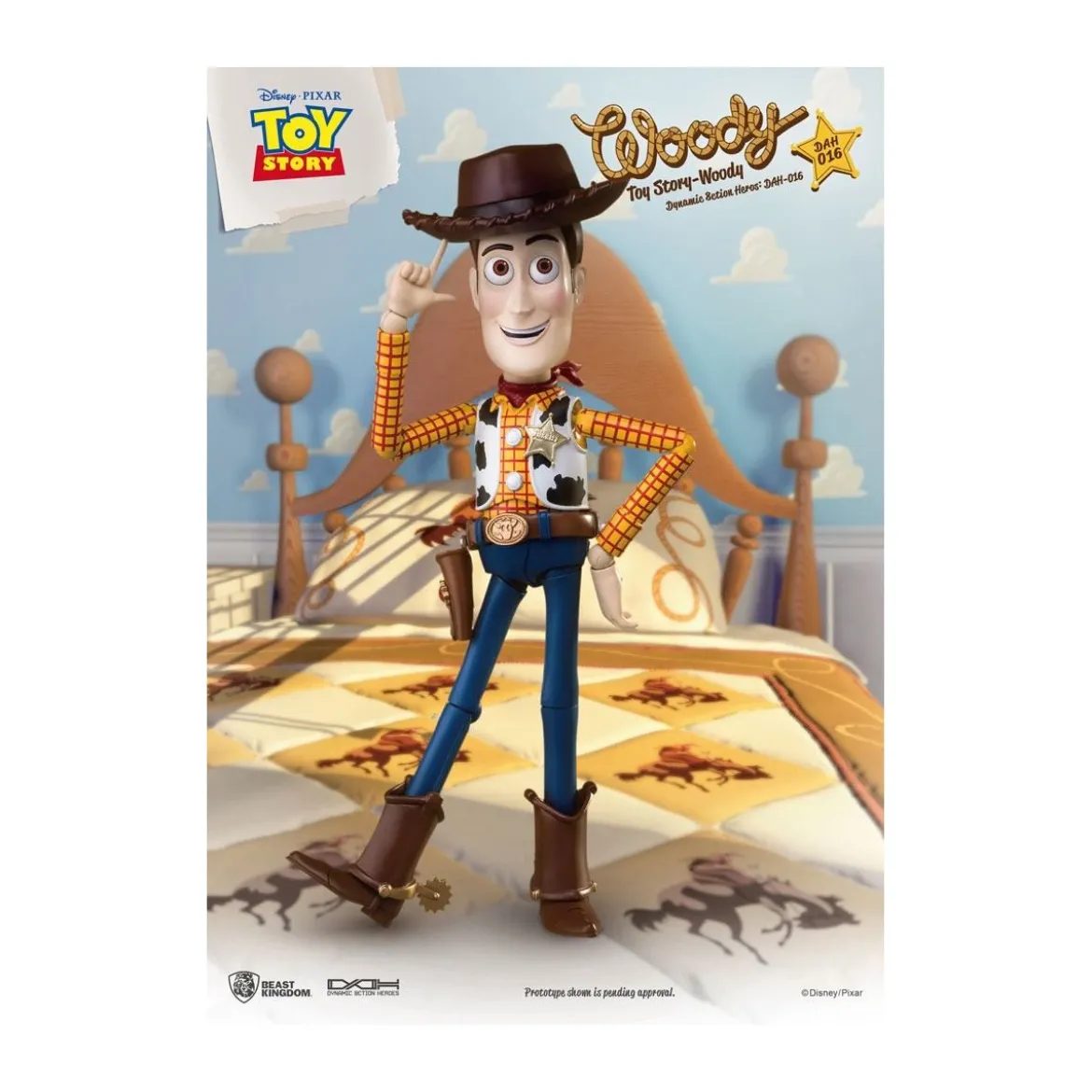 Beast Kingdom - Toy Story Woody - figurine Dynamic Action Heroes 1/9
