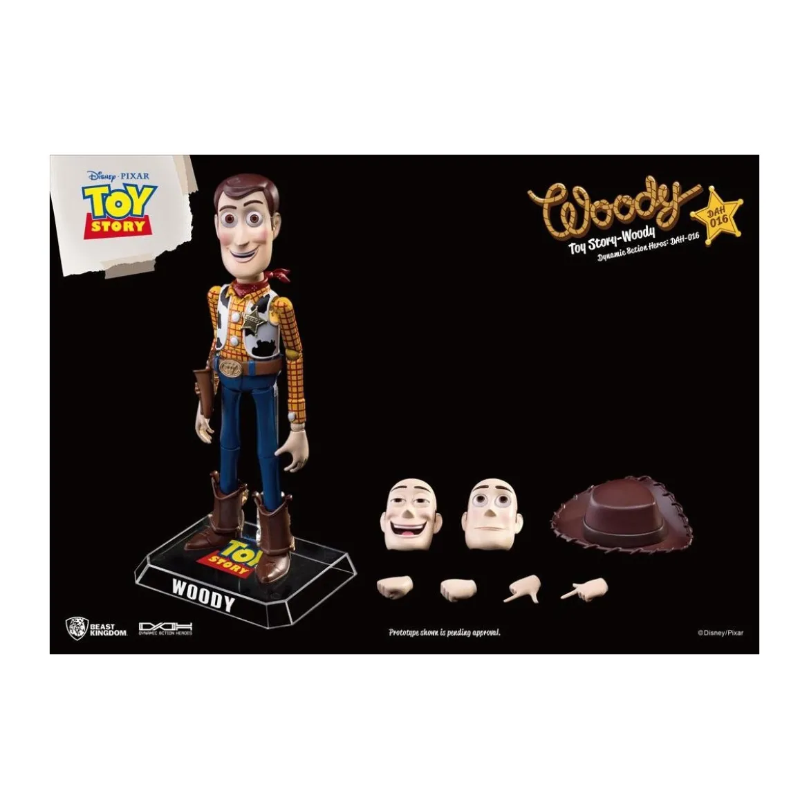 Beast Kingdom - Toy Story Woody - figurine Dynamic Action Heroes 1/9