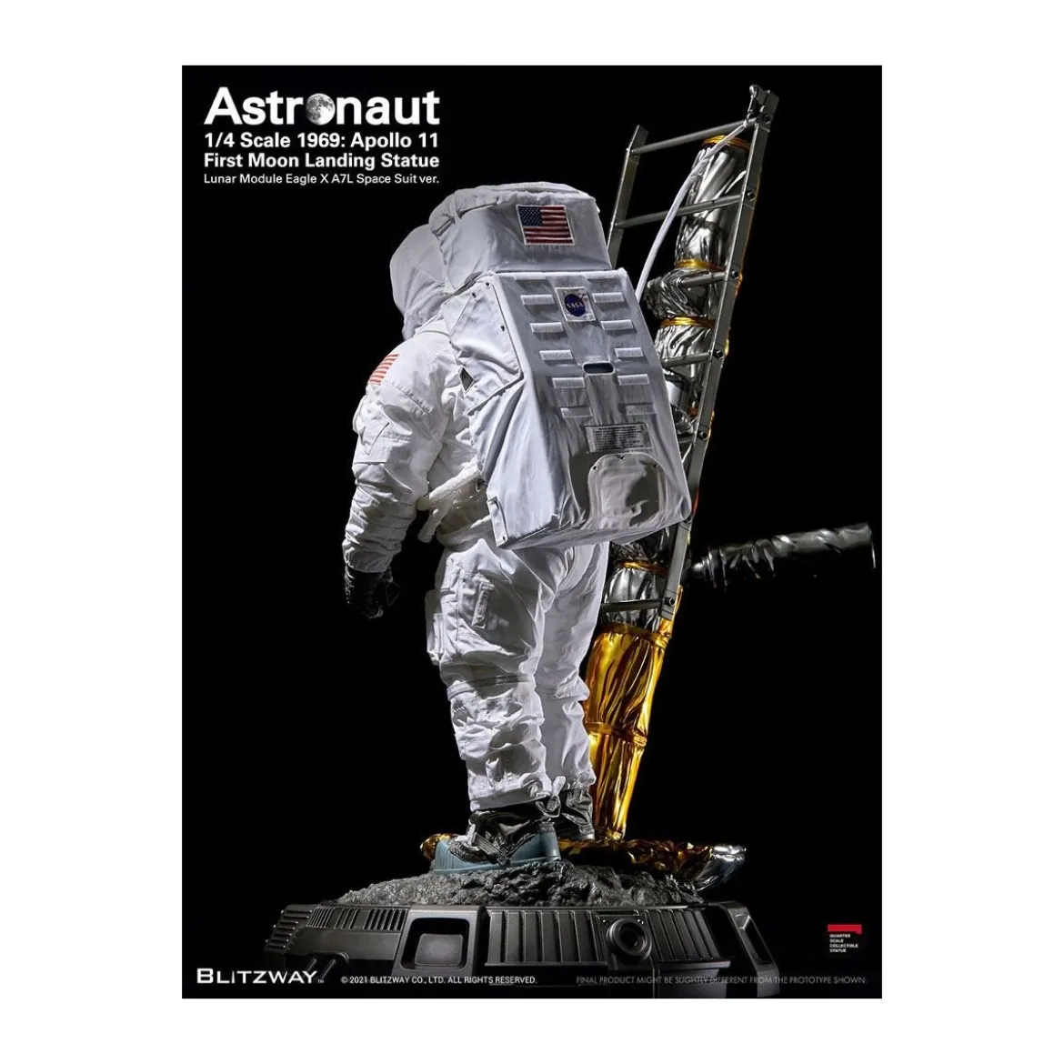 Blitzway - Astronaut Apollo 11 : LM-5 A7L ver. 1/4 - Hybrid Superb Scale