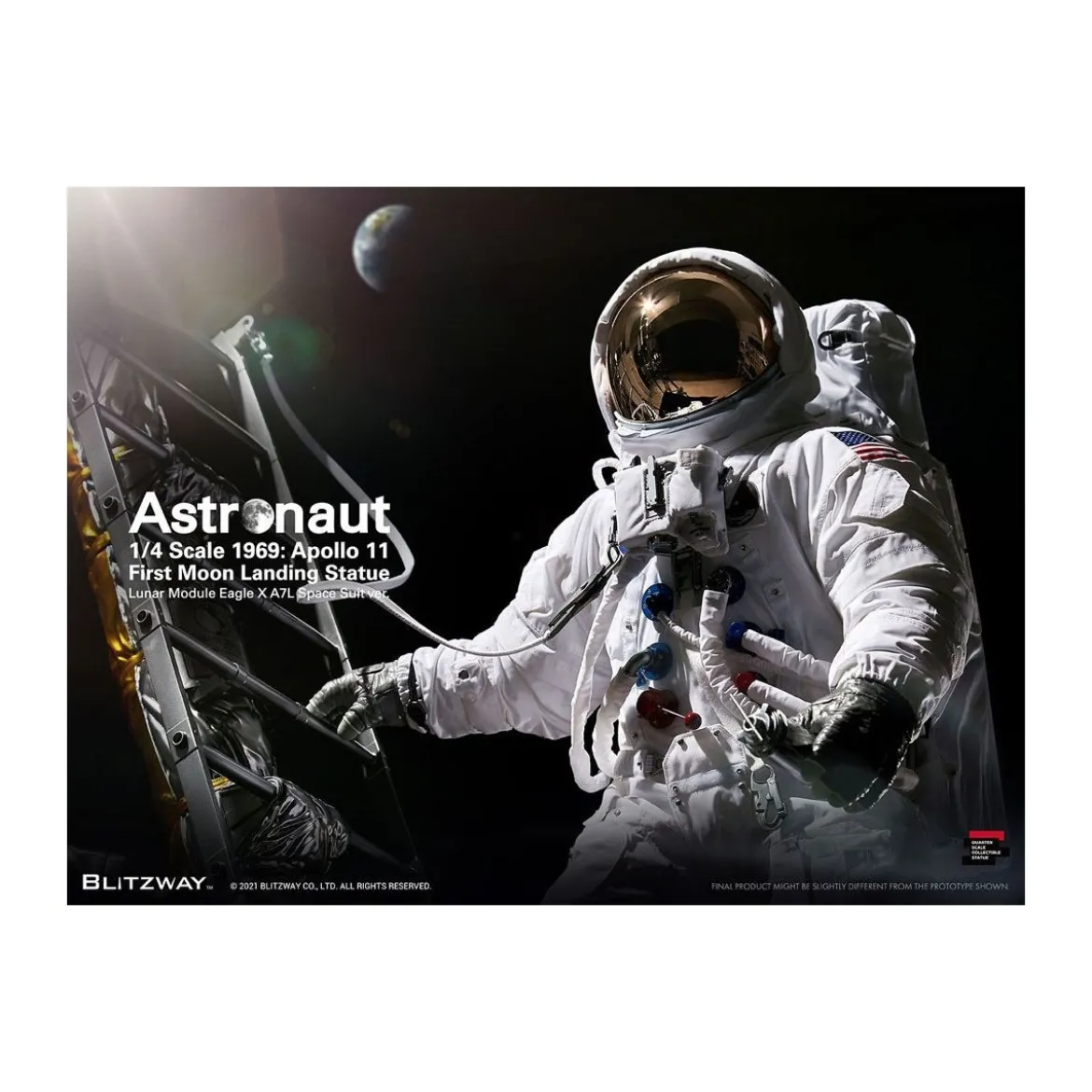 Blitzway - Astronaut Apollo 11 : LM-5 A7L ver. 1/4 - Hybrid Superb Scale