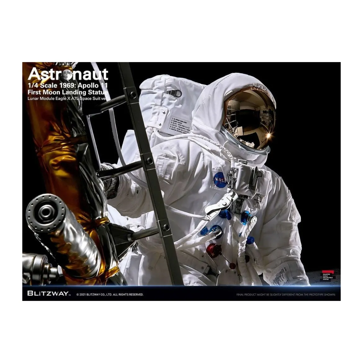 Blitzway - Astronaut Apollo 11 : LM-5 A7L ver. 1/4 - Hybrid Superb Scale
