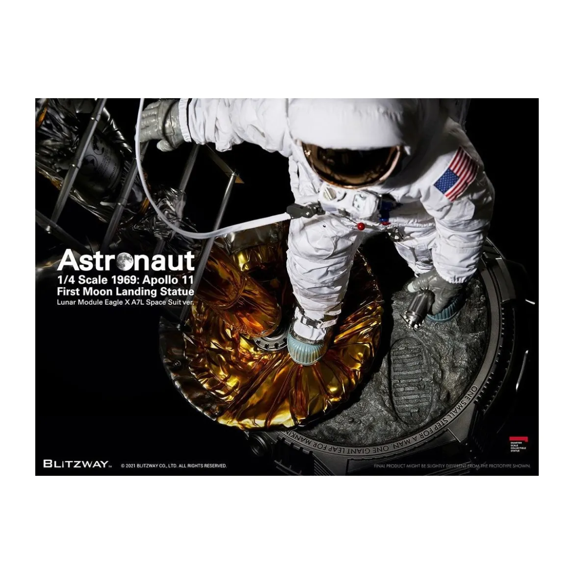 Blitzway - Astronaut Apollo 11 : LM-5 A7L ver. 1/4 - Hybrid Superb Scale