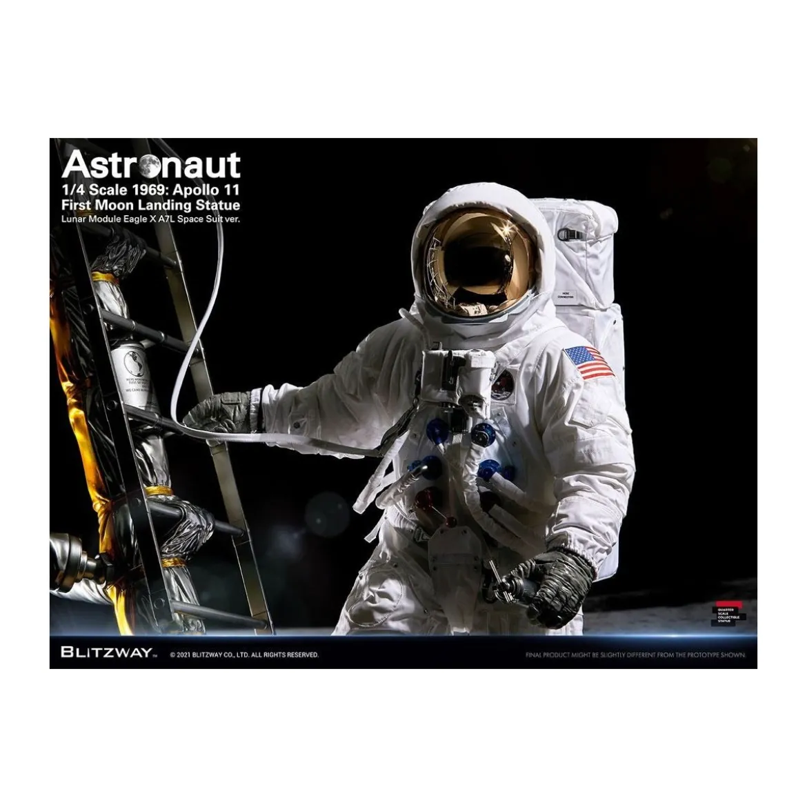 Blitzway - Astronaut Apollo 11 : LM-5 A7L ver. 1/4 - Hybrid Superb Scale