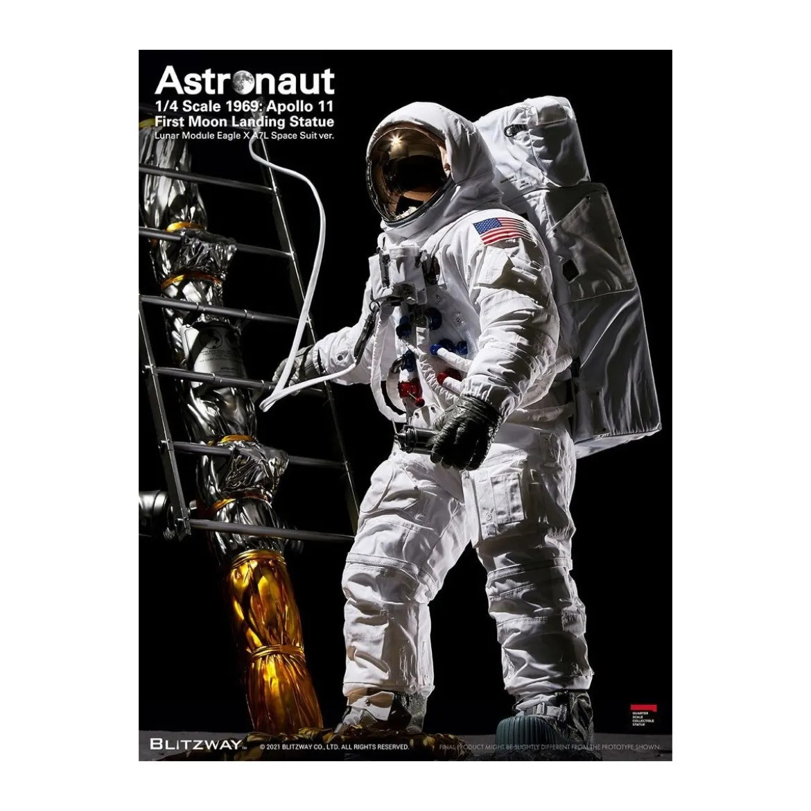 Blitzway - Astronaut Apollo 11 : LM-5 A7L ver. 1/4 - Hybrid Superb Scale
